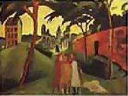 August Macke 1913 Staatsgalerie Moderner Kunst, Munich oil painting picture wholesale